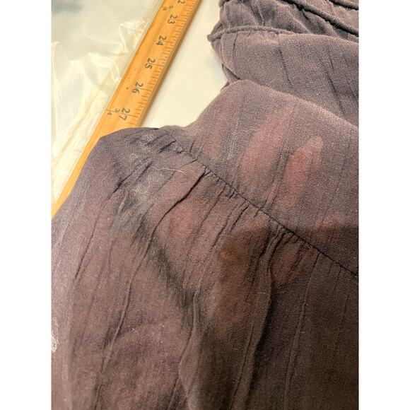 IRO Black Sheer Cap Sleeve Layered Mini Dress Sz 8 - Picture 6 of 14